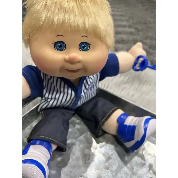 Cabbage Patch 15" Boy Plush Blonde Hair Blue/Eyes Caucasian 2015‎ “Edward Dane”